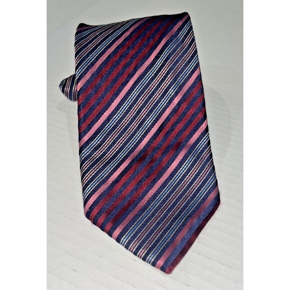 Brioni Tie Hand Made Stripe Silk Mens Luxury Neck Tie 3.5 X 60 - Picture 3 of 10
